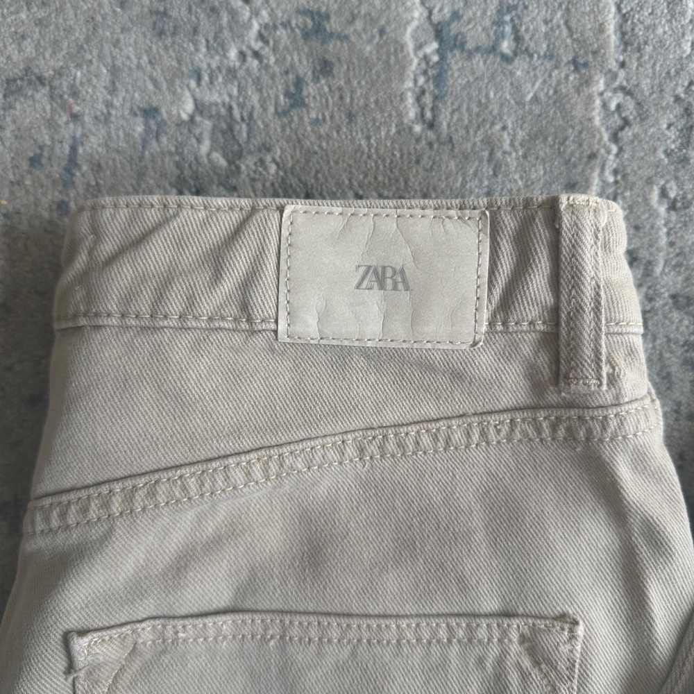 Zara Beige Casual Pants - Picture 2 of 7